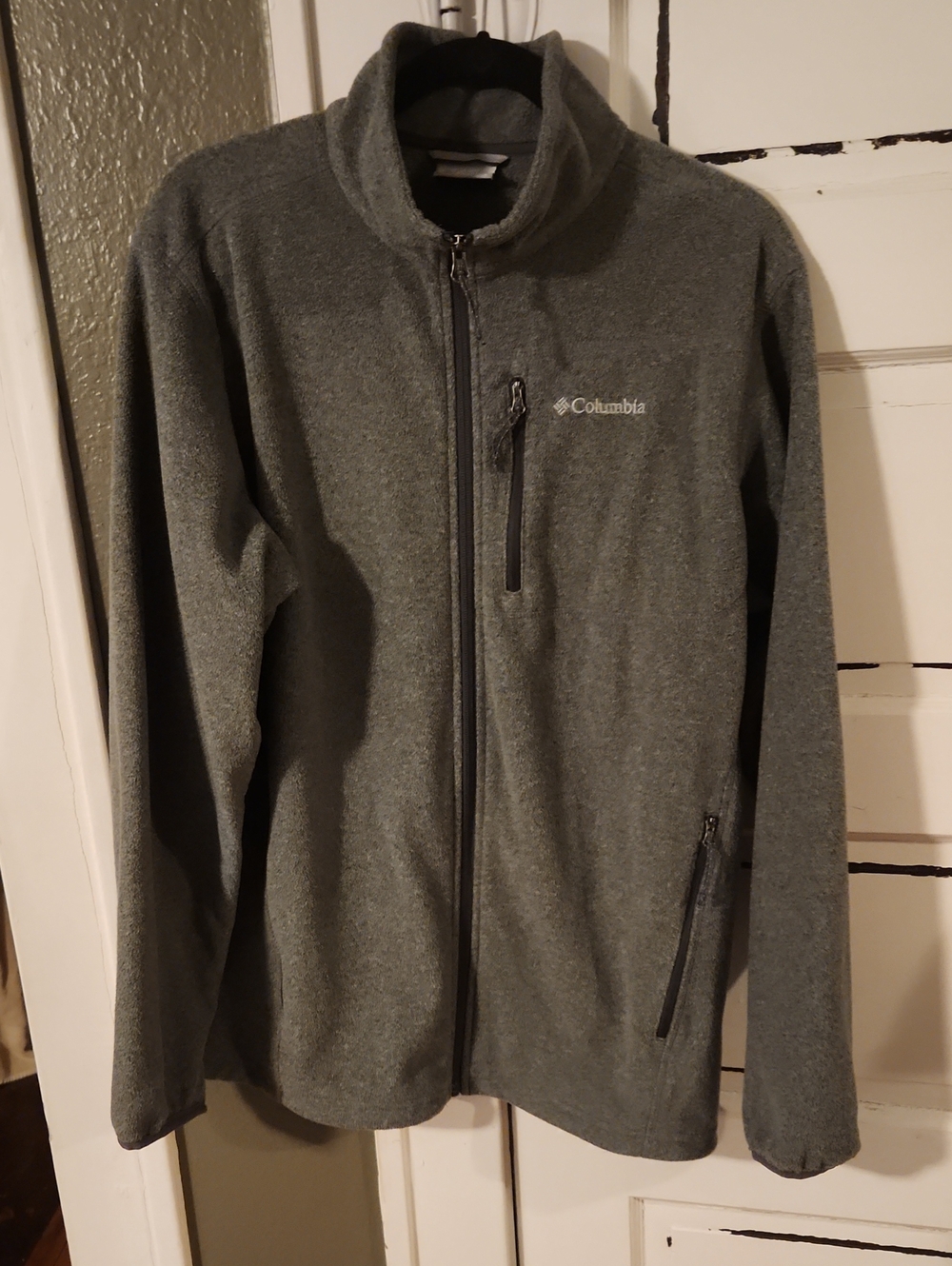 Columbia Men's Dark Gray Full-Zip Performance Fleece Jacket